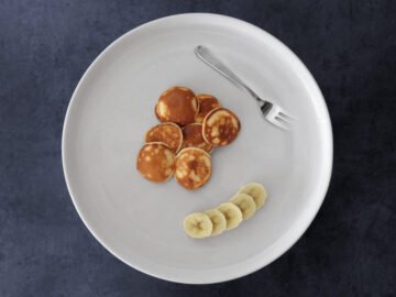 Poffertjes met banaan